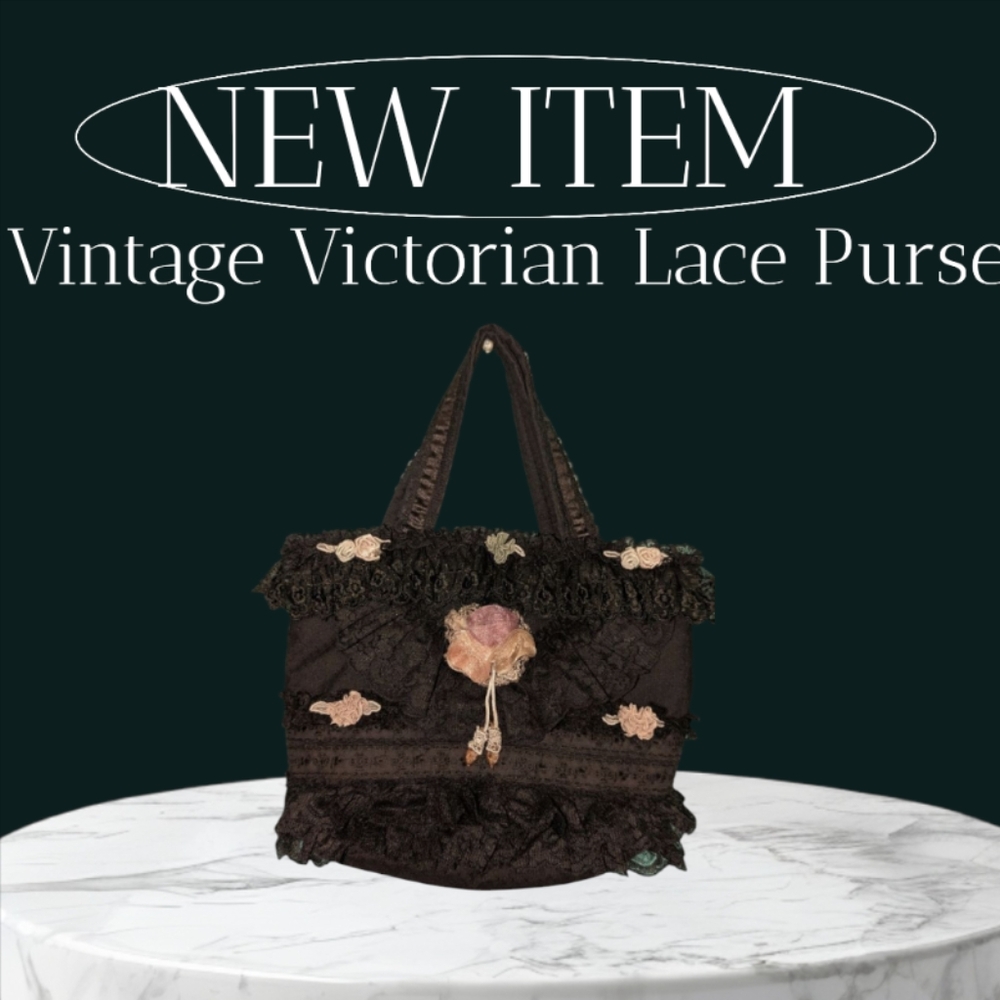 Vintage Victorian Purse With Bohemian Aesthetic.